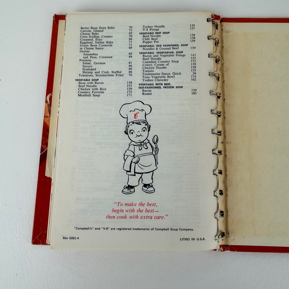 Campbell Cookbook Cooking with Soup 1972 Spiral Bound - Picture 5 of 14